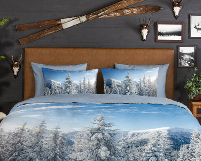 Dekbedovertrek Good Morning Flanel Albert - Lits jumeaux 240x200/220 cm