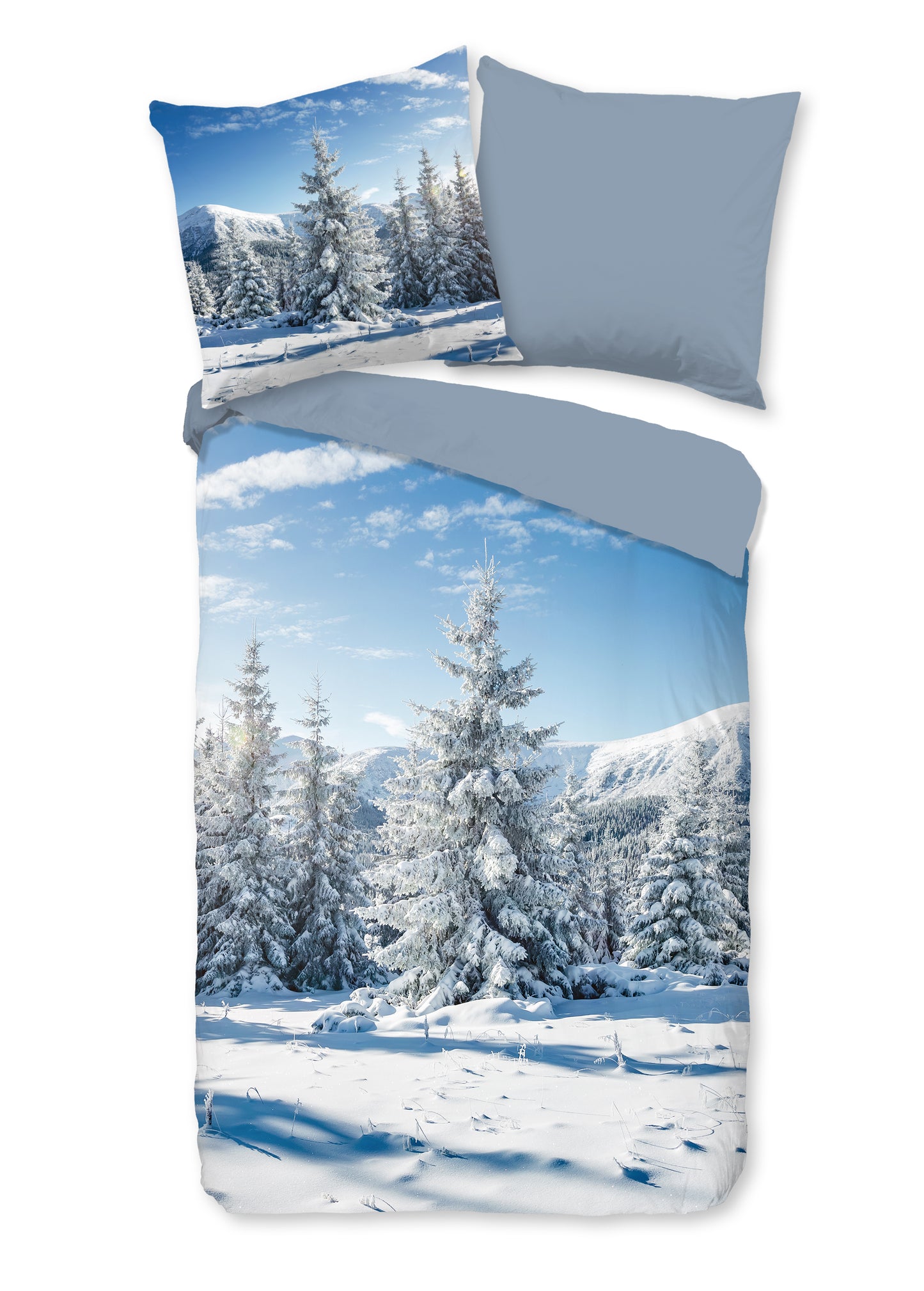 Dekbedovertrek Good Morning Flanel Albert - Duitsland 200x200 + 2* 80x80 cm