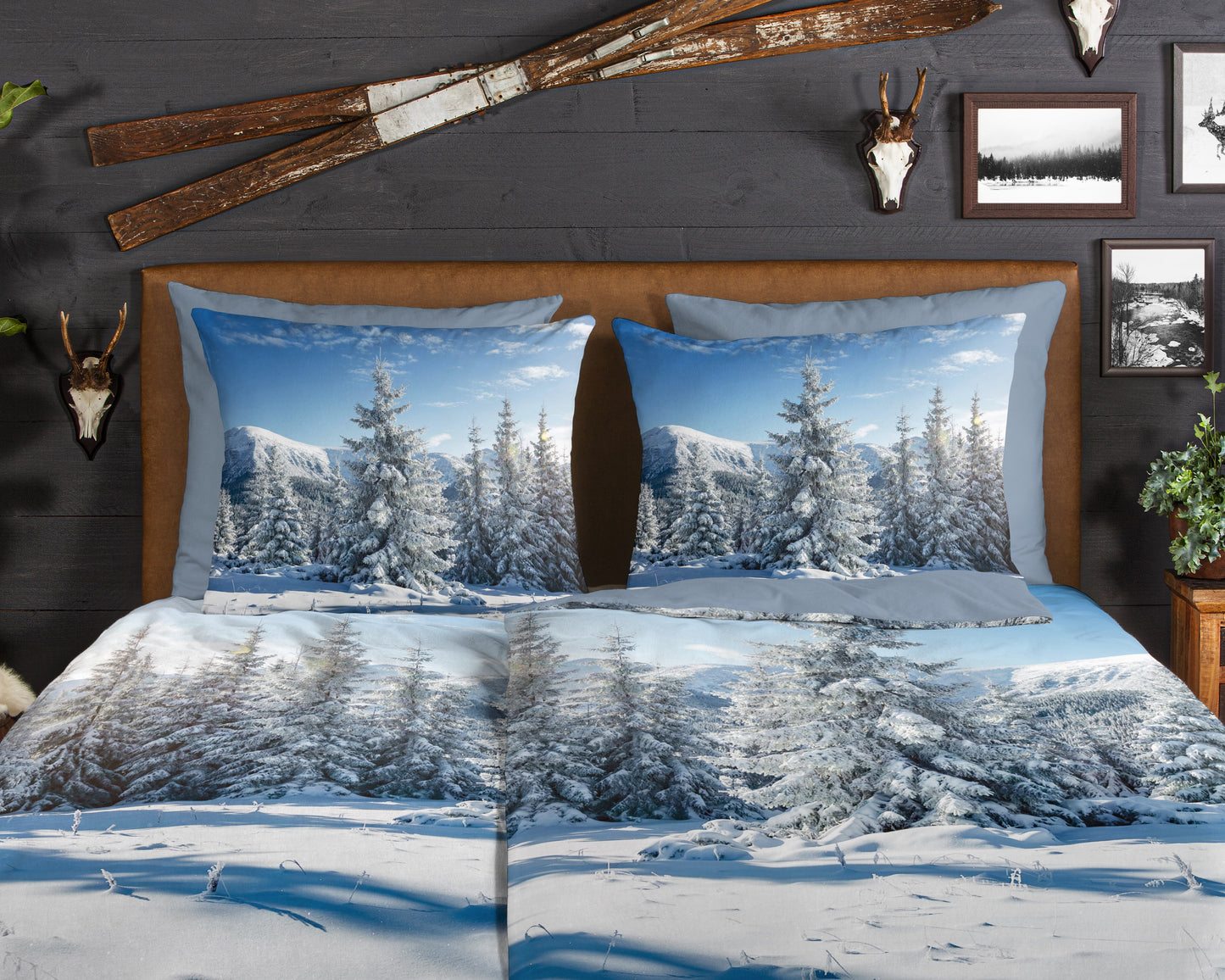 Dekbedovertrek Good Morning Flanel Albert - Duitsland 200x200 + 2* 80x80 cm