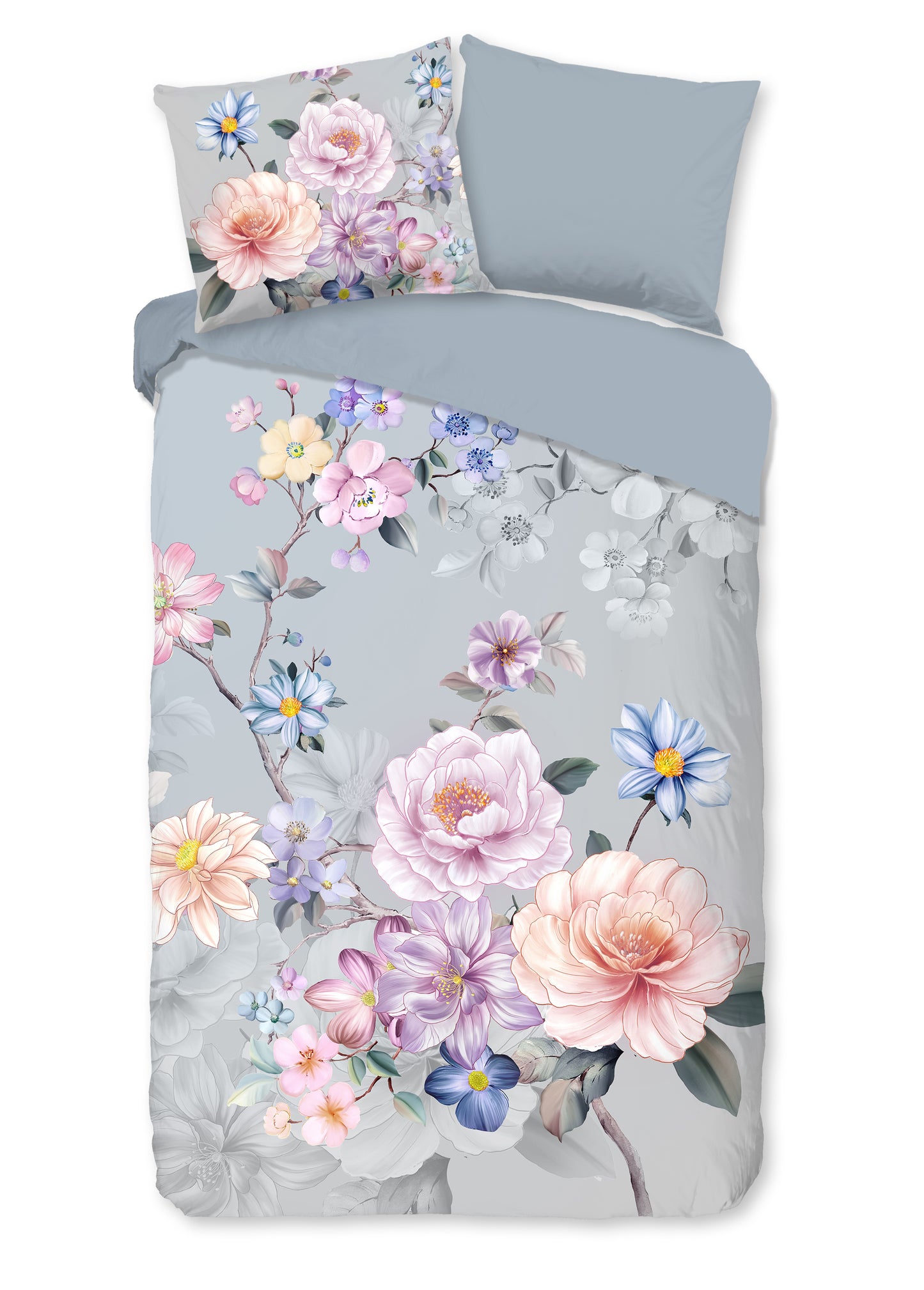 Dekbedovertrek Good Morning Flanel Elena - 1 persoons 140Ã—200/220 cm