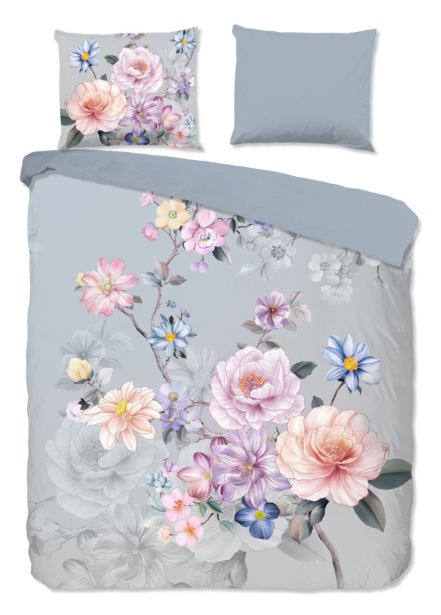 Dekbedovertrek Good Morning Flanel Elena - Lits jumeaux 240x200/220 cm