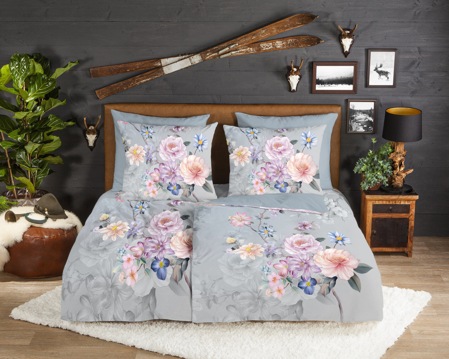 Dekbedovertrek Good Morning Flanel Elena - Duitsland 135x200 + 1* 80x80 cm