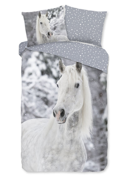 Kinderdekbedovertrek Good Morning Flanel Bonnie - 1 persoons 140Ã—200/220 cm