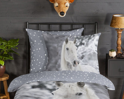 Kinderdekbedovertrek Good Morning Flanel Bonnie - Duitsland 135x200 + 1* 80x80 cm