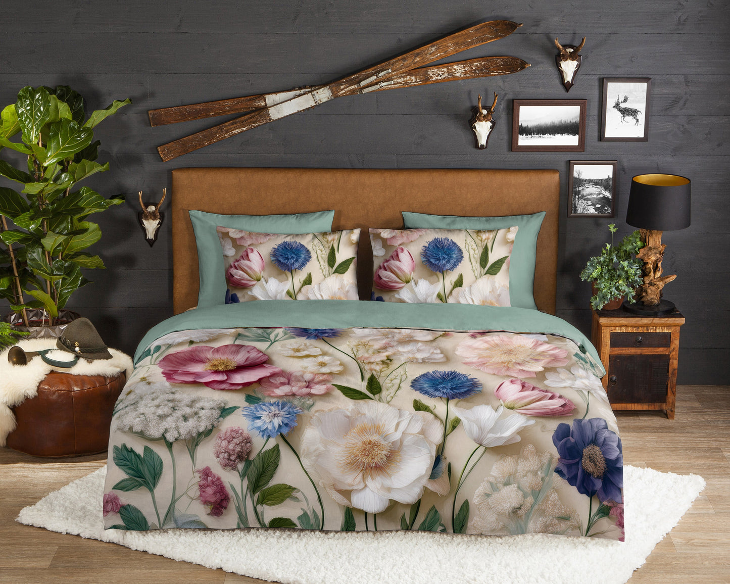 Dekbedovertrek Good Morning Flanel Zelma - 2 persoons 200x200/220 cm