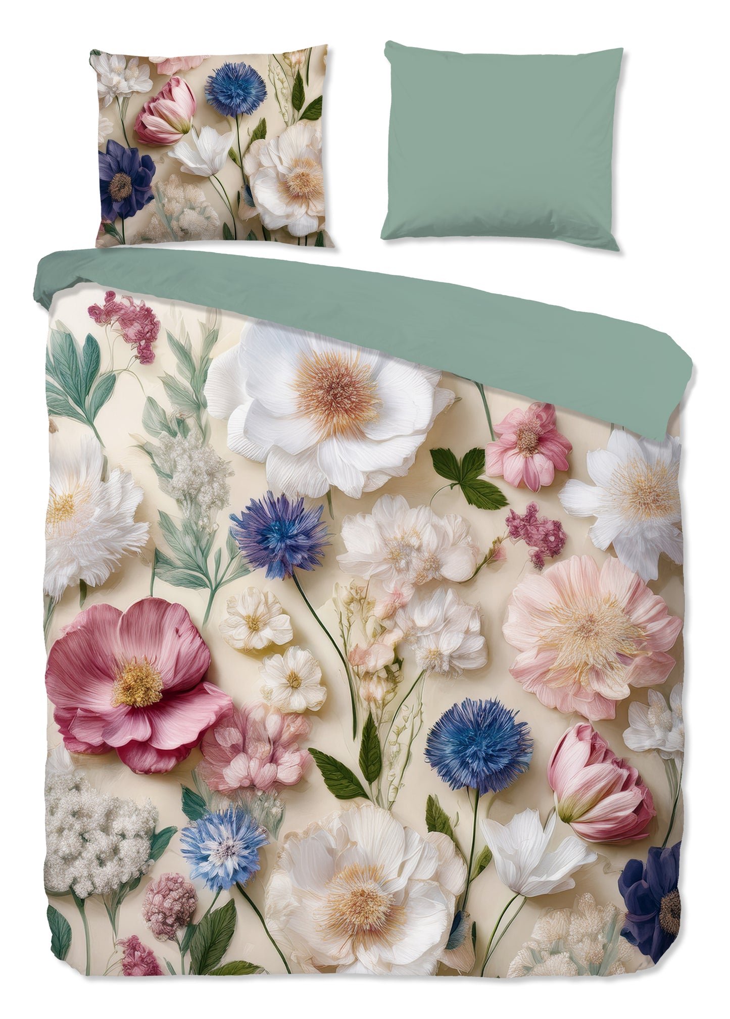 Dekbedovertrek Good Morning Flanel Zelma - Lits jumeaux 240x200/220 cm