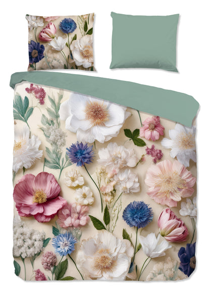 Dekbedovertrek Good Morning Flanel Zelma - Lits jumeaux 240x200/220 cm