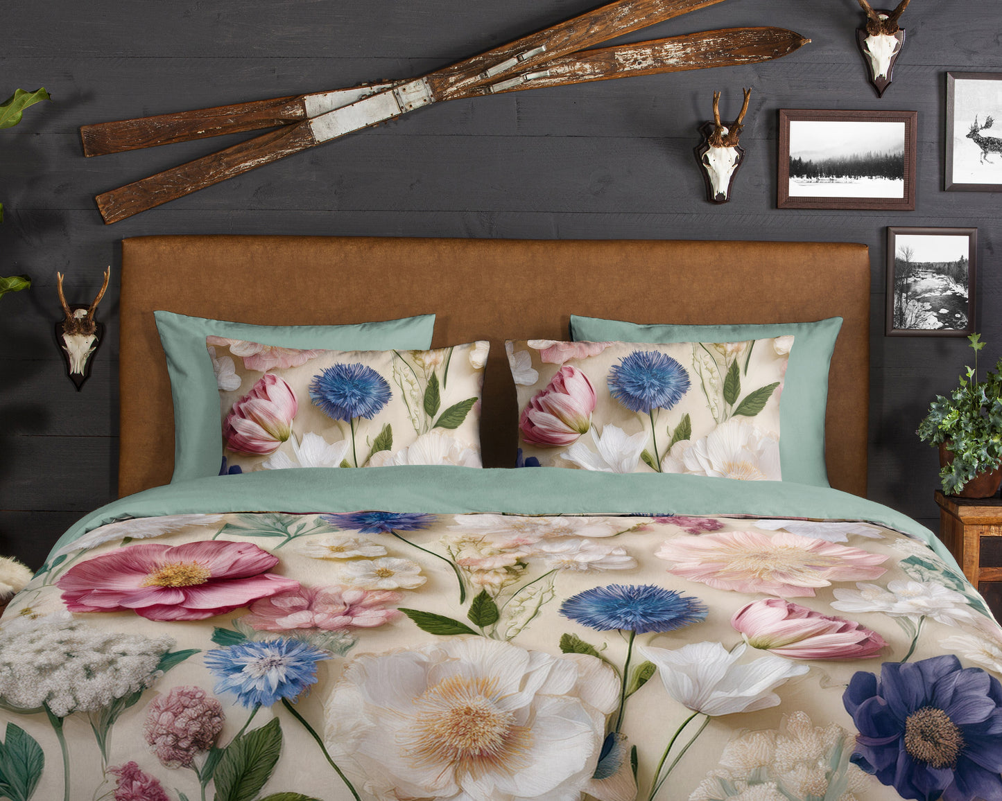 Dekbedovertrek Good Morning Flanel Zelma - Lits jumeaux 240x200/220 cm
