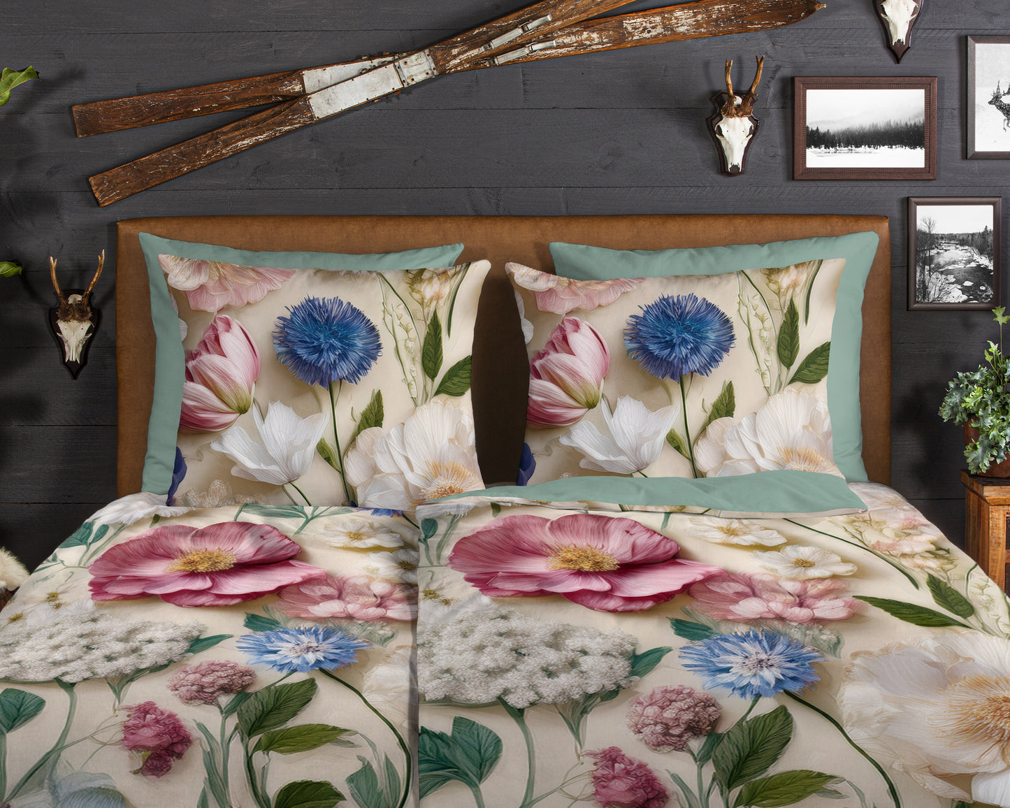 Dekbedovertrek Good Morning Flanel Zelma - Duitsland 200x200 + 2* 80x80 cm