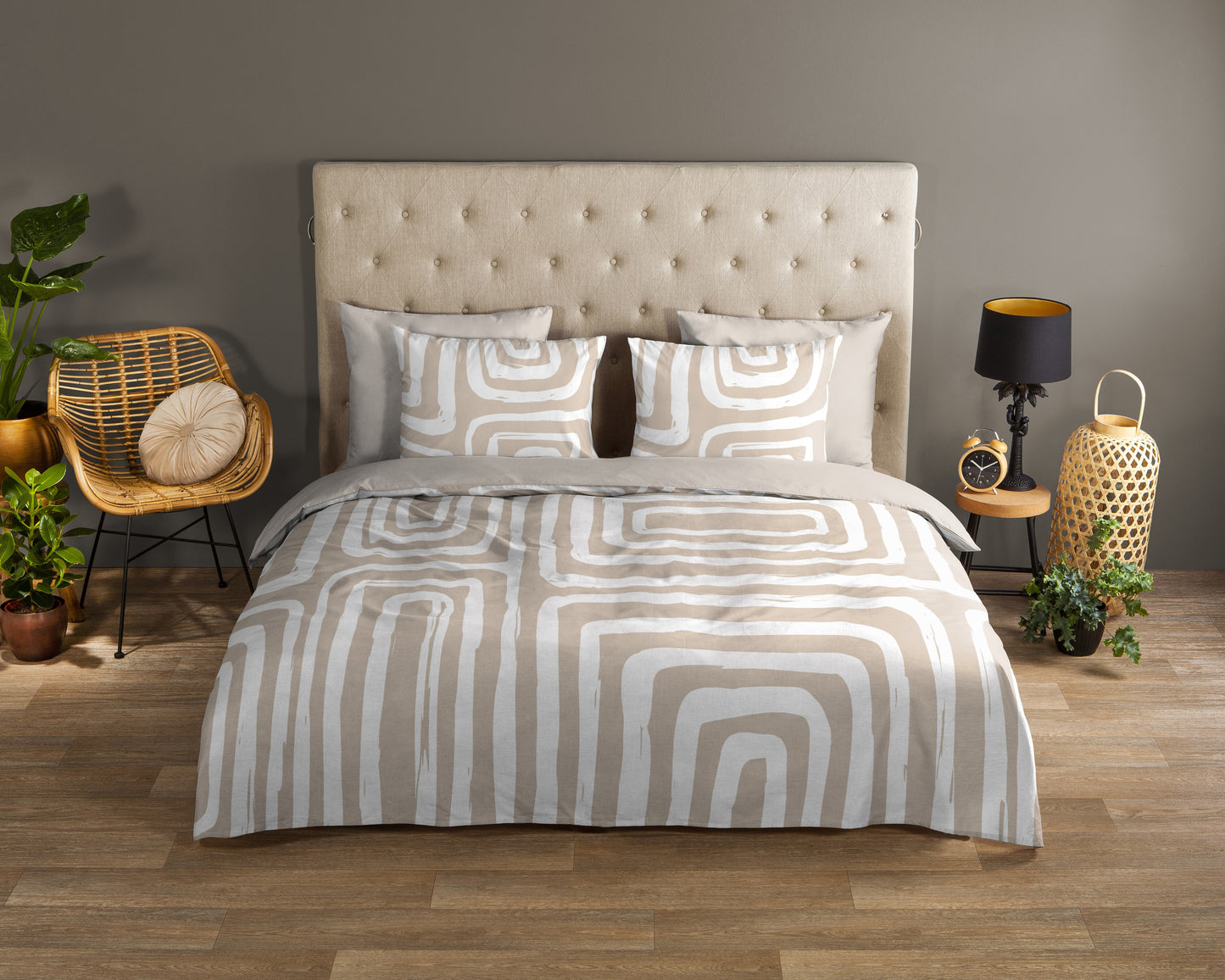 Dekbedovertrek Good Morning Madeleine - Lits jumeaux 240x200/220 cm