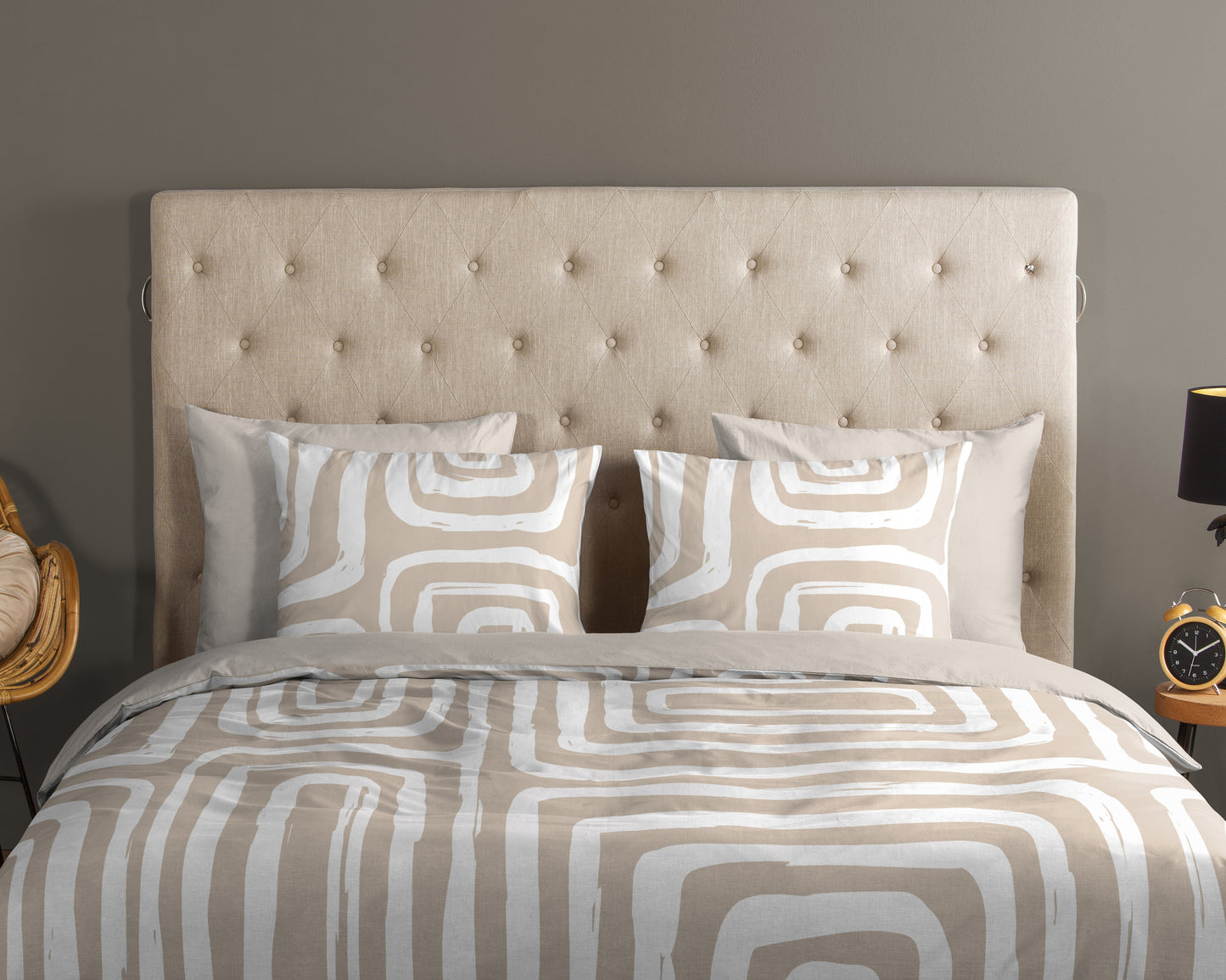 Dekbedovertrek Good Morning Madeleine - Lits jumeaux 240x200/220 cm