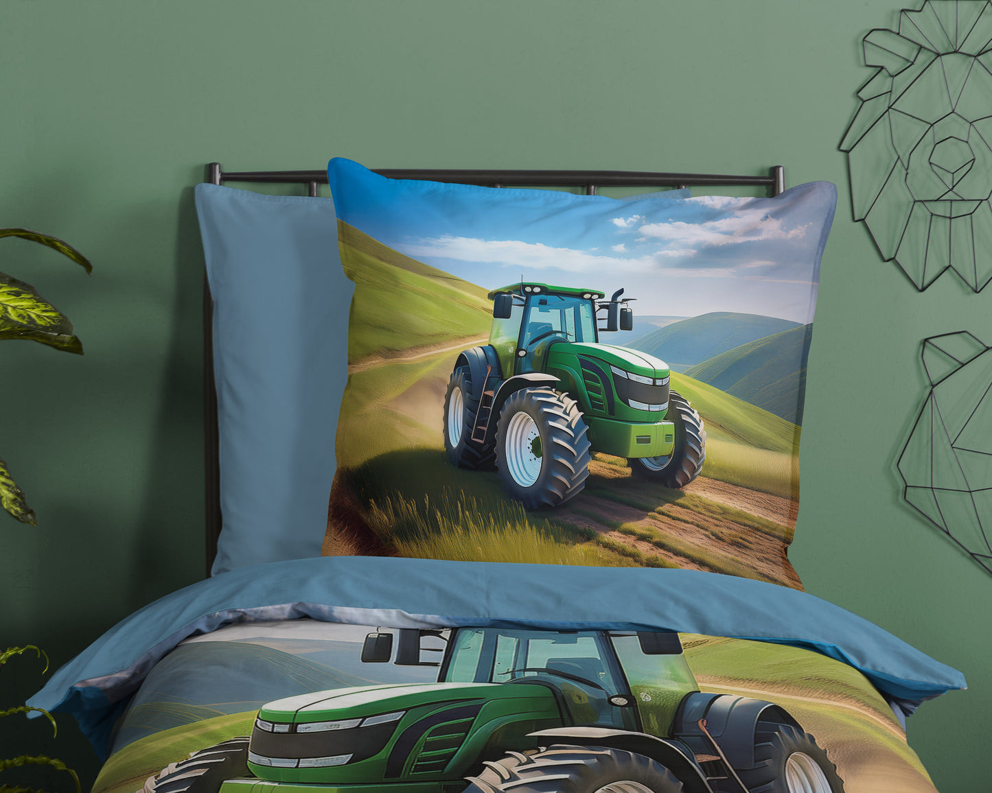 Kinderdekbedovertrek Good Morning Aart - Duitsland 135x200 + 1* 80x80 cm