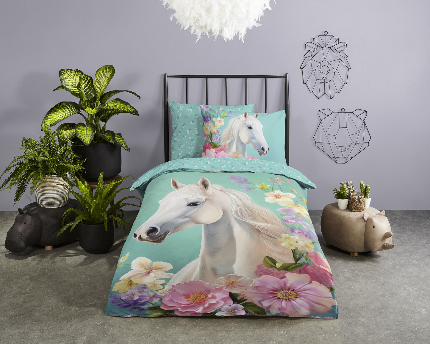 Kinderdekbedovertrek Good Morning Binky - 1 persoons 140Ã—200/220 cm