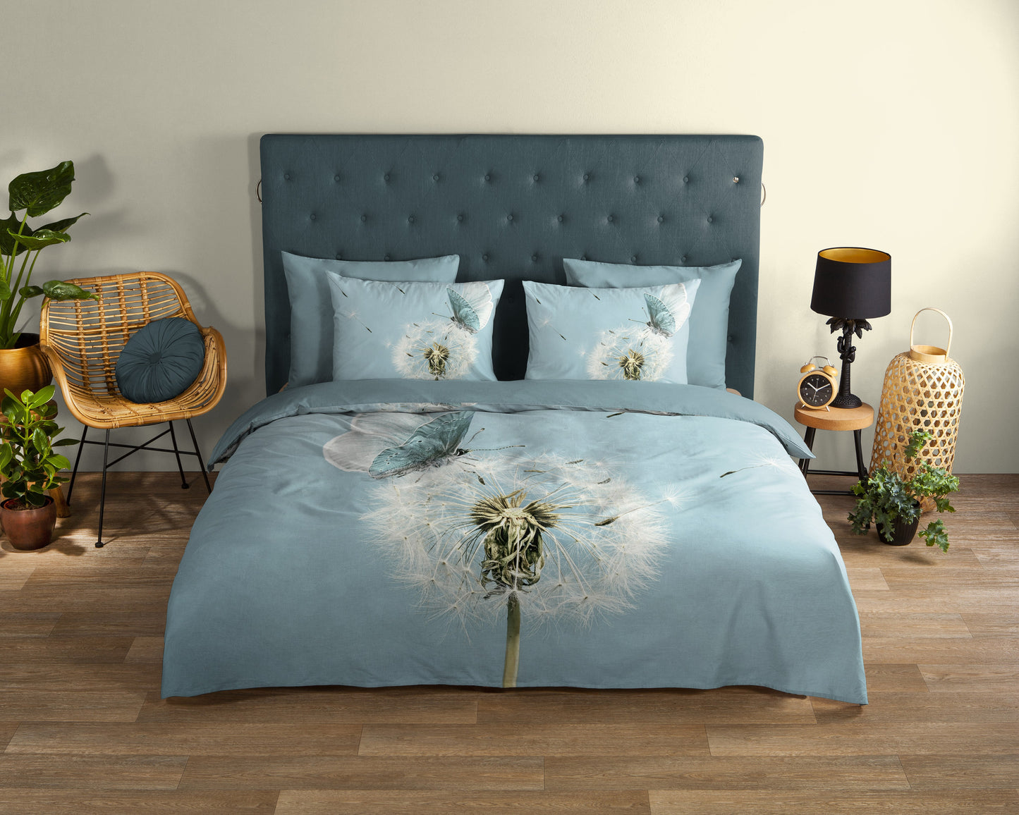 Dekbedovertrek Good Morning Papillon - 1 persoons 140Ã—200/220 cm
