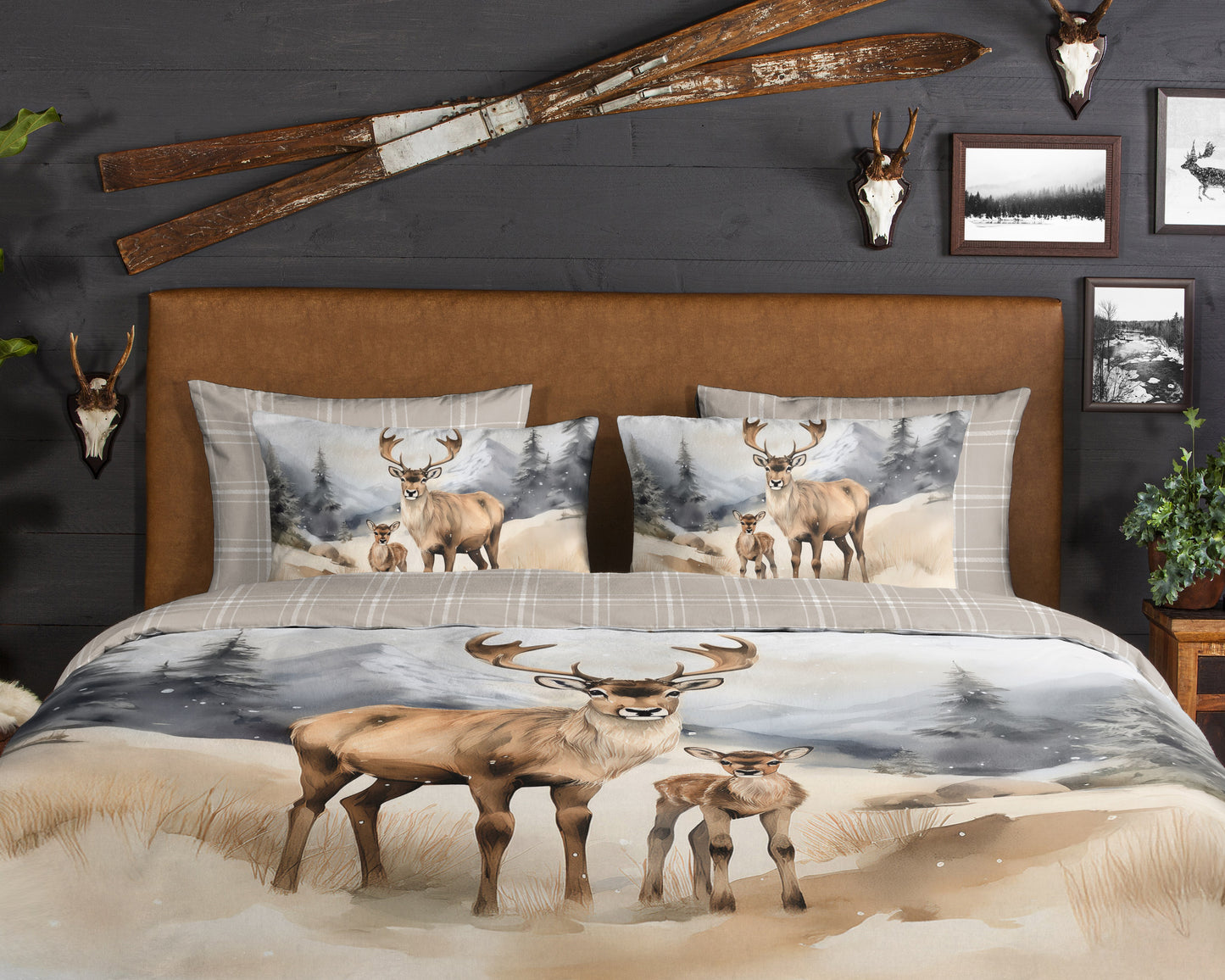 Dekbedovertrek Good Morning Mark flanel - 1 persoons 140Ã—200/220 cm