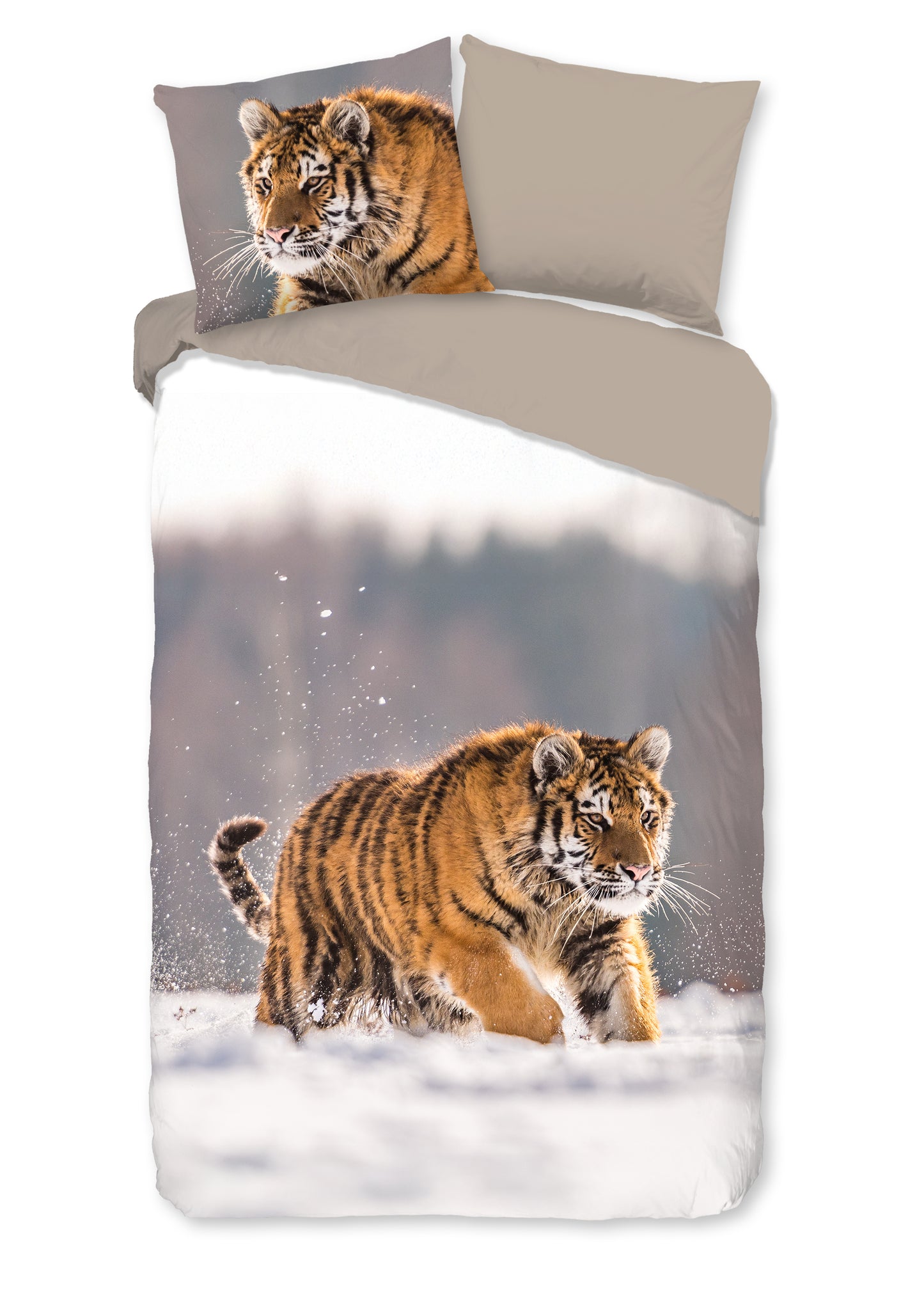 Dekbedovertrek Good Morning Siberian flanel - 1 persoons 140Ã—200/220 cm