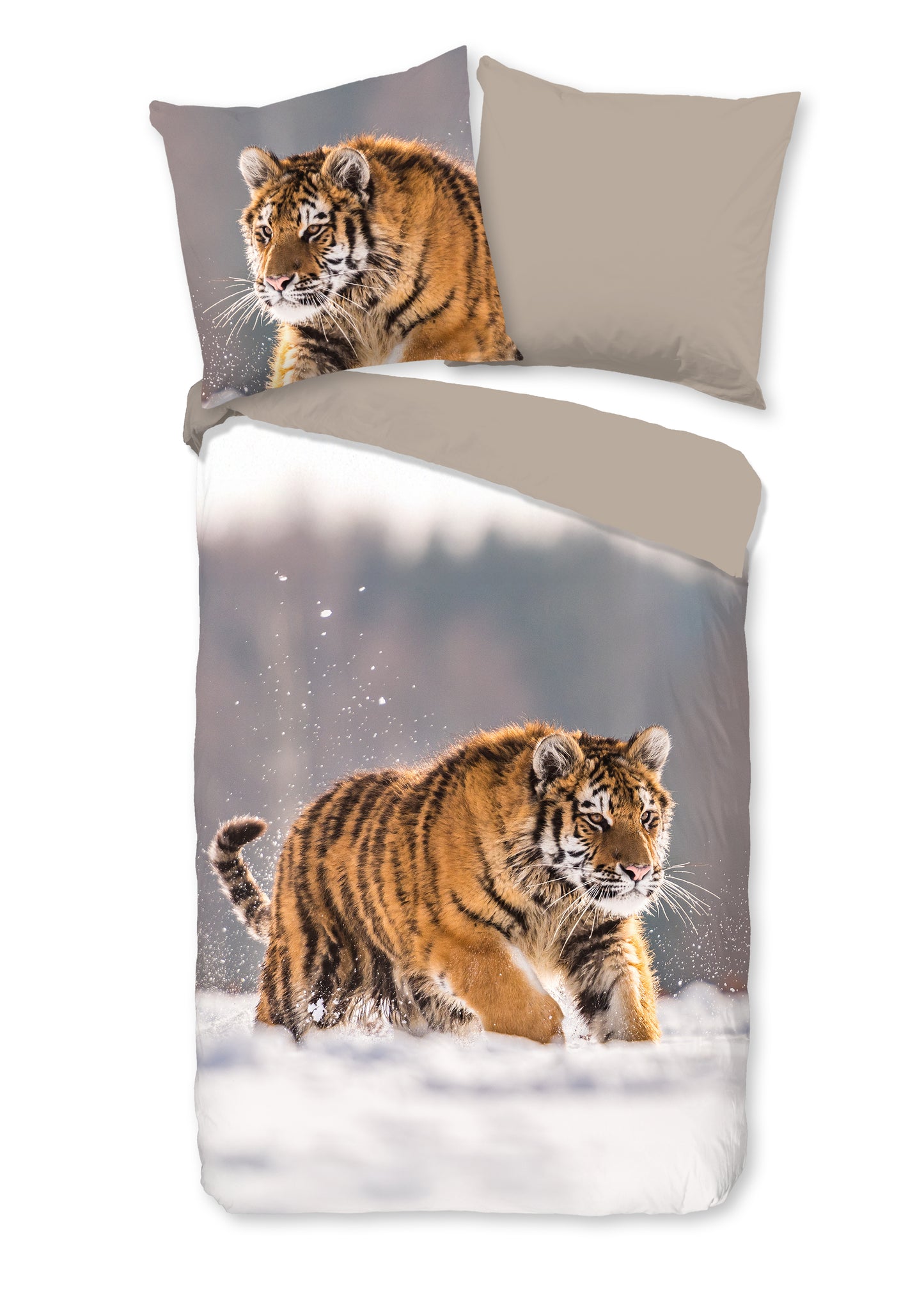 Dekbedovertrek Good Morning Siberian flanel - Duitsland 200x200 + 2* 80x80 cm