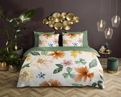 Dekbedovertrek Descanso Annabelle - Lits jumeaux 240x200/220 cm
