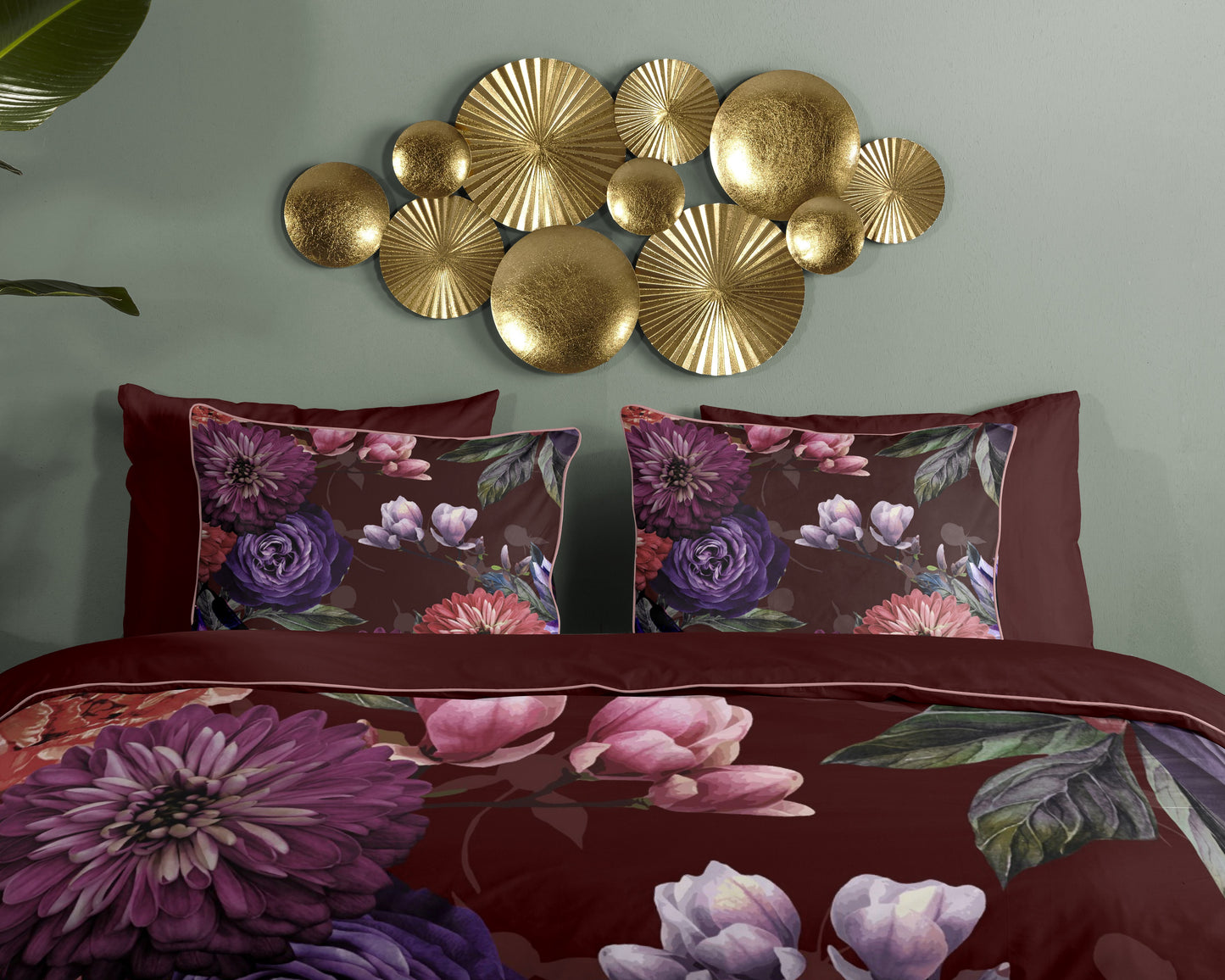 Dekbedovertrek Descanso Bloomie - 1 persoons 140Ã—200/220 cm