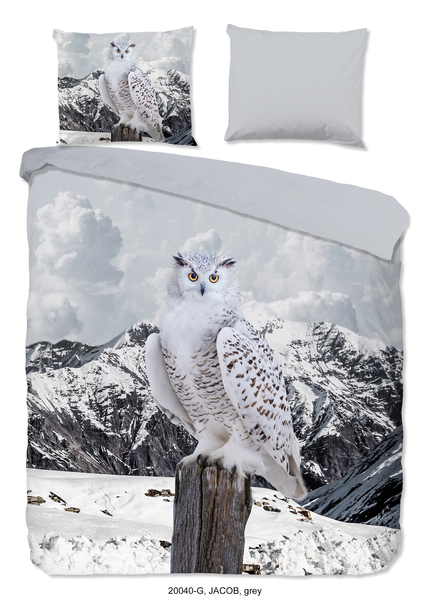Dekbedovertrek Good Morning Jacob - Lits jumeaux 240x200/220 cm