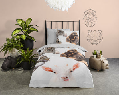 Kinderdekbedovertrek Good Morning Semmie - 1 persoons 140Ã—200/220 cm