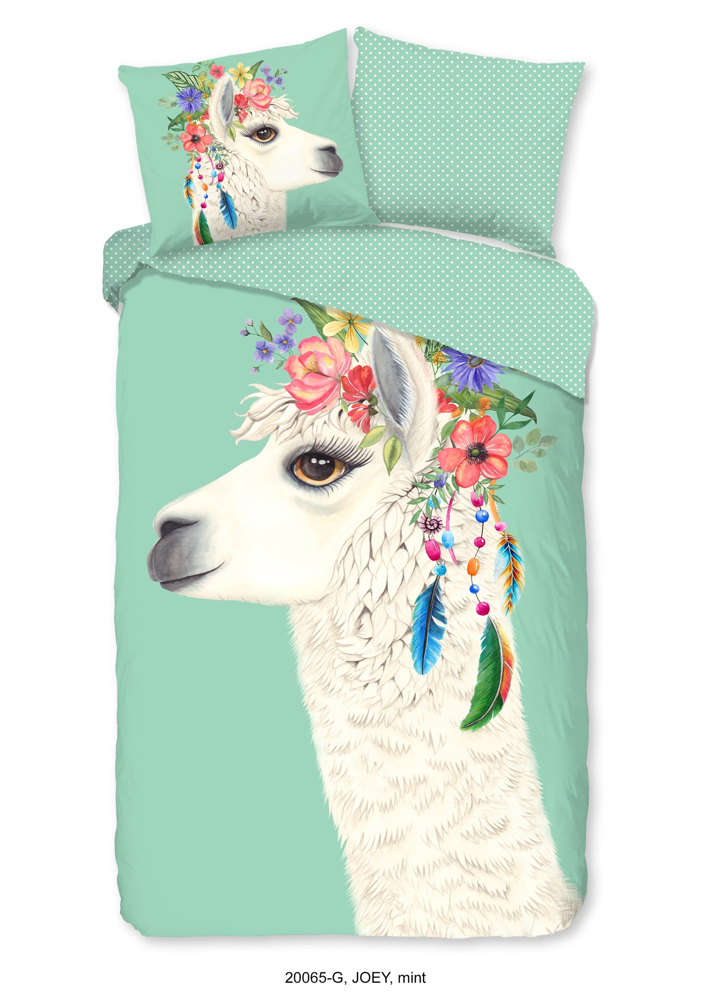 Kinderdekbedovertrek Good Morning Joey - 1 persoons 140Ã—200/220 cm