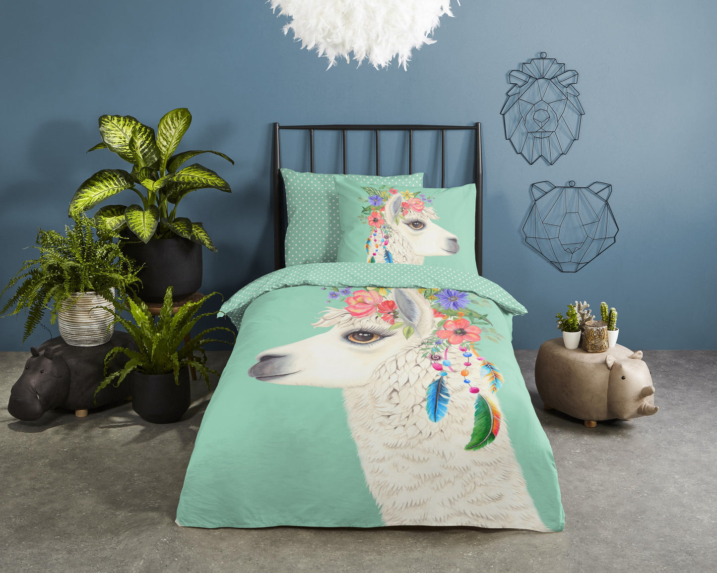 Kinderdekbedovertrek Good Morning Joey - 1 persoons 140Ã—200/220 cm