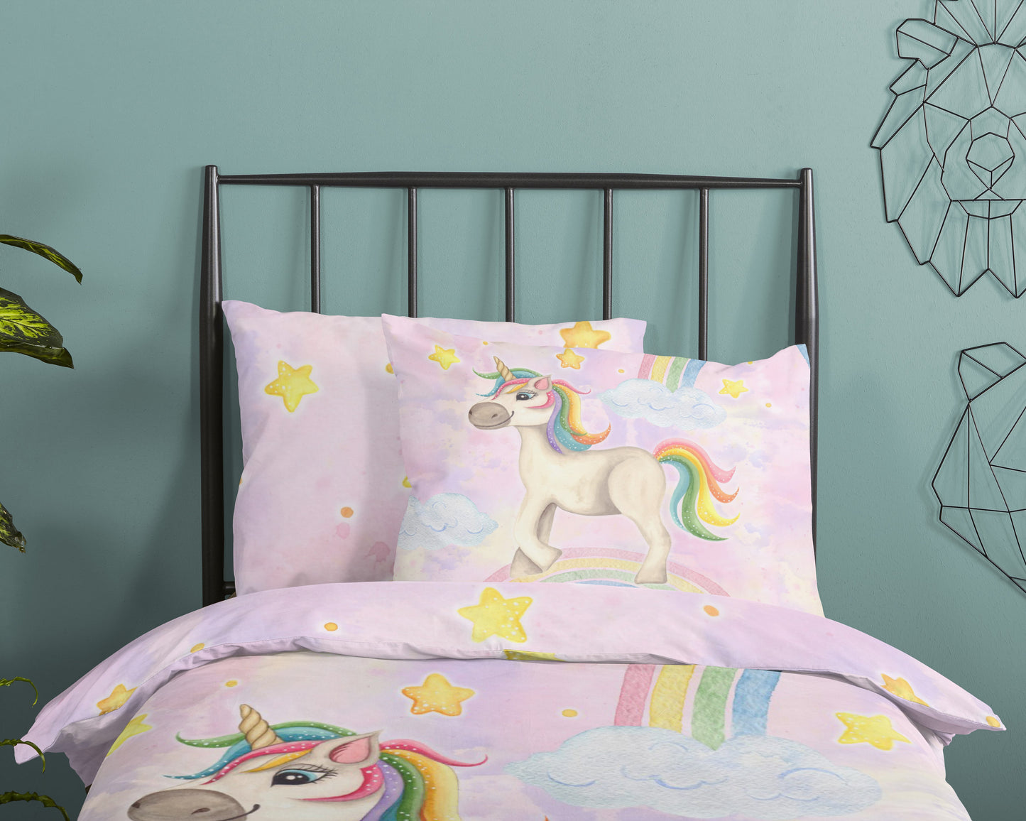 Kinderdekbedovertrek Good Morning Unisweet - 1 persoons 140Ã—200/220 cm