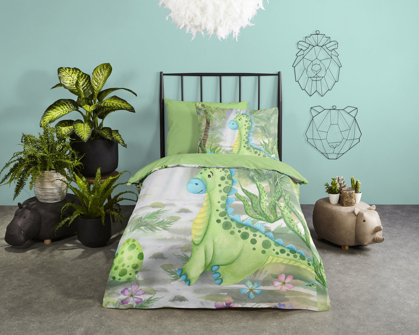 Kinderdekbedovertrek Good Morning Dani - 1 persoons 140Ã—200/220 cm