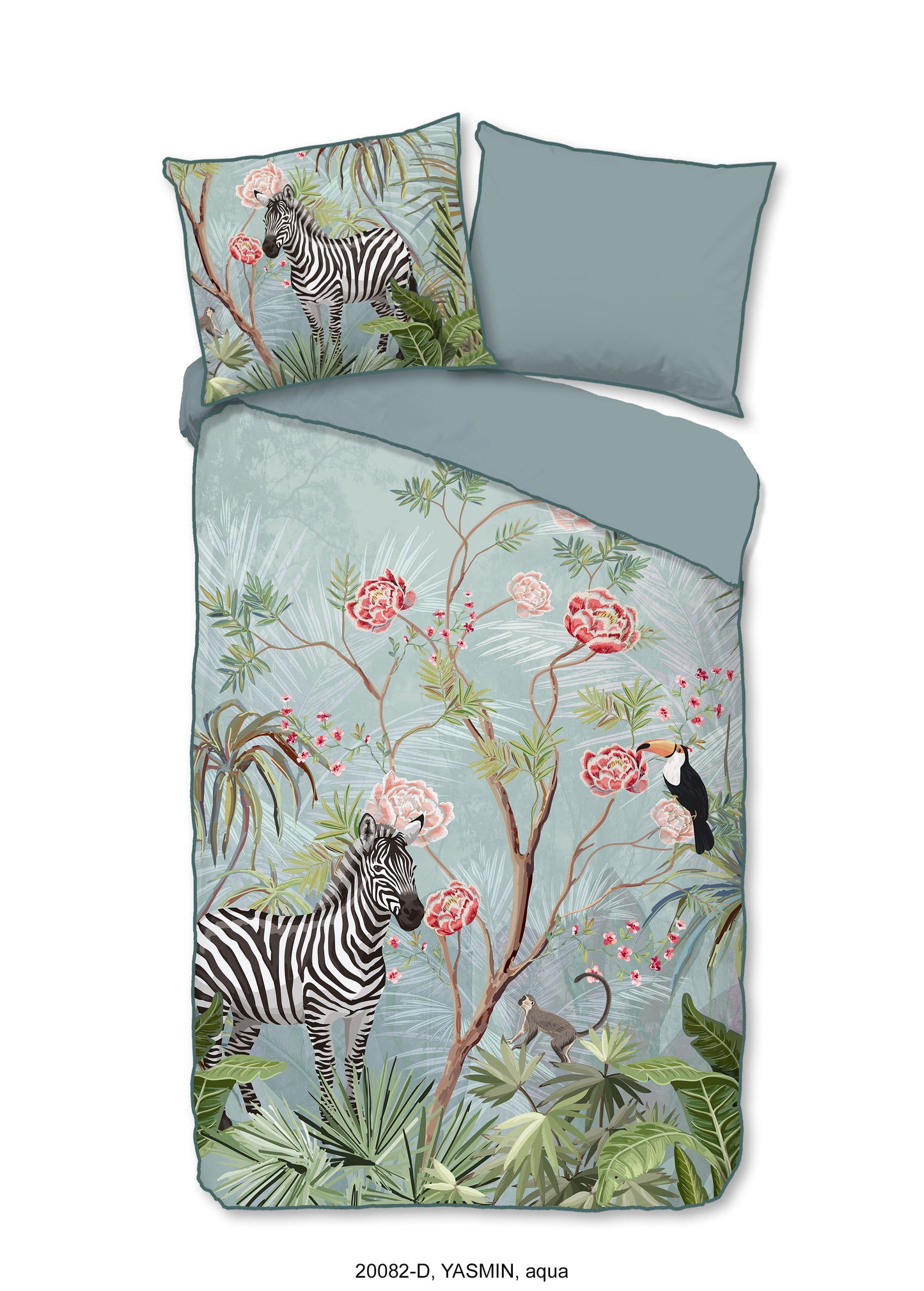 Dekbedovertrek Descanso Yasmin - 1 persoons 140Ã—200/220 cm