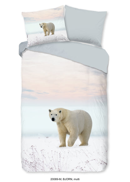 Dekbedovertrek Pure microvezel Bjorn - 1 persoons 140Ã—200/220 cm
