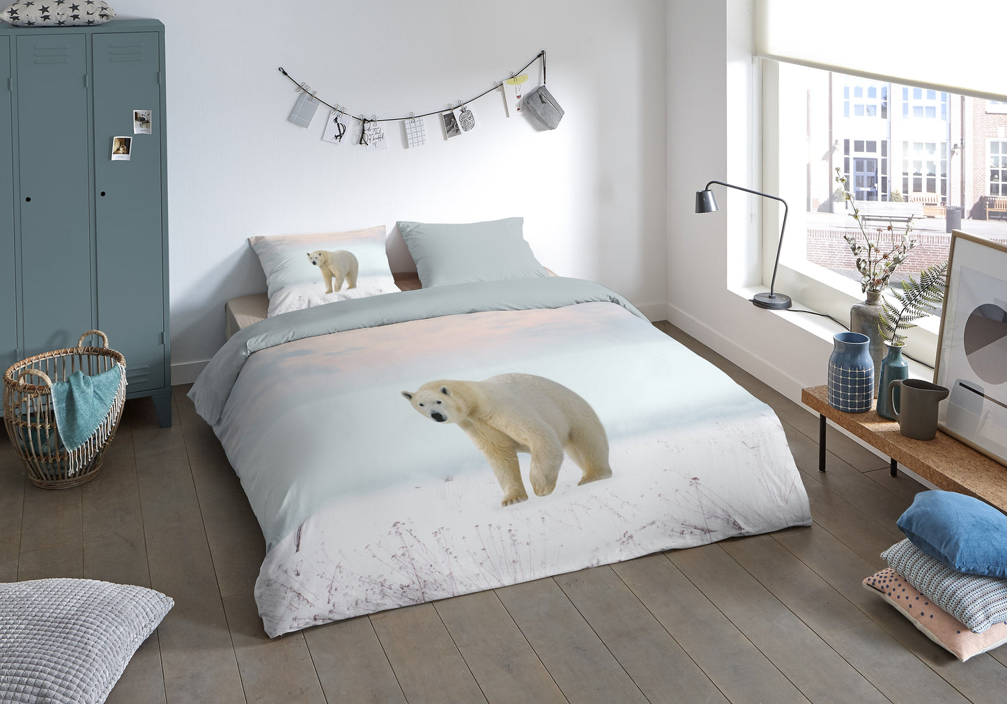 Dekbedovertrek Pure microvezel Bjorn - 1 persoons 140Ã—200/220 cm