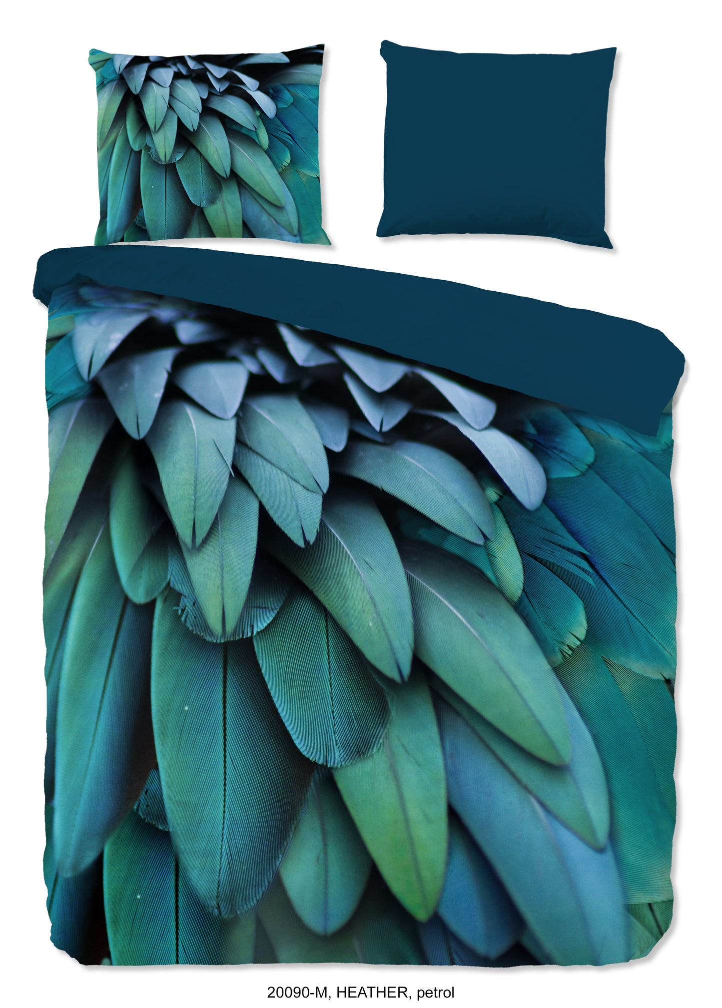 Dekbedovertrek Pure microvezel Heather - Lits jumeaux 240x200/220 cm