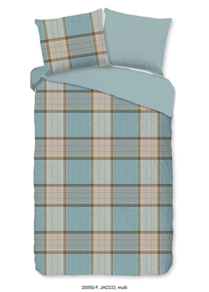 Dekbedovertrek Good Morning Flanel Jacco - 1 persoons 140Ã—200/220 cm