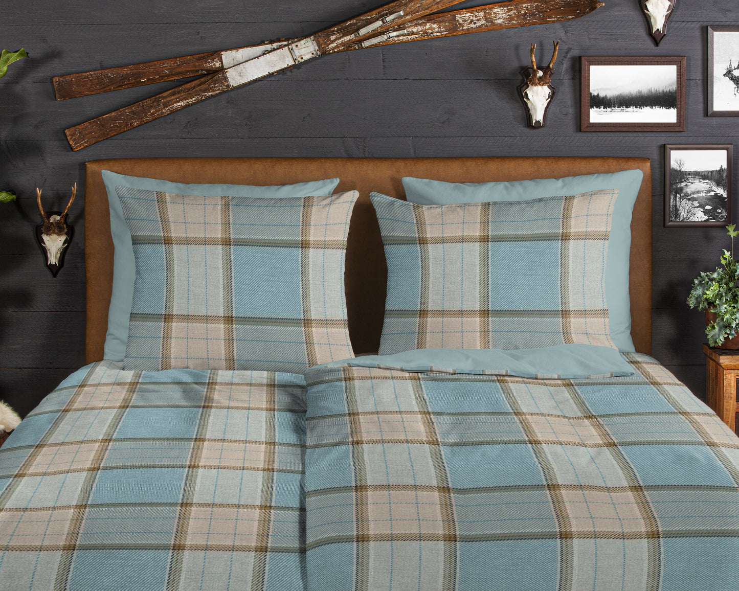Dekbedovertrek Good Morning Flanel Jacco - Duitsland 135x200 + 1* 80x80 cm