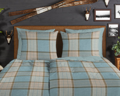 Dekbedovertrek Good Morning Flanel Jacco - Duitsland 155x220 + 1* 80x80 cm