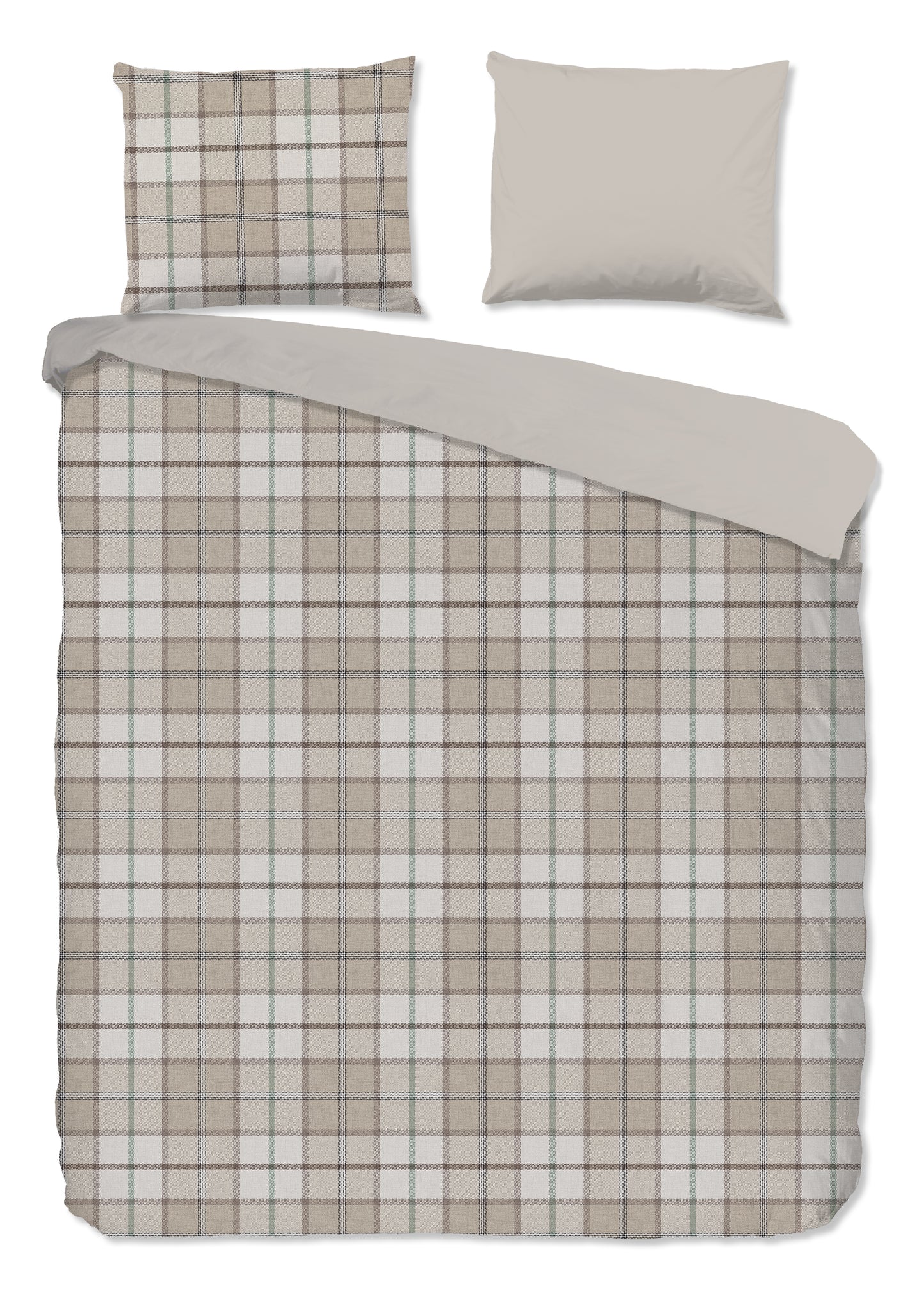 Dekbedovertrek Good Morning Flanel Bernardus - 2 persoons 200x200/220 cm