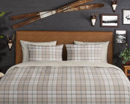 Dekbedovertrek Good Morning Flanel Bernardus - Lits jumeaux 240x200/220 cm