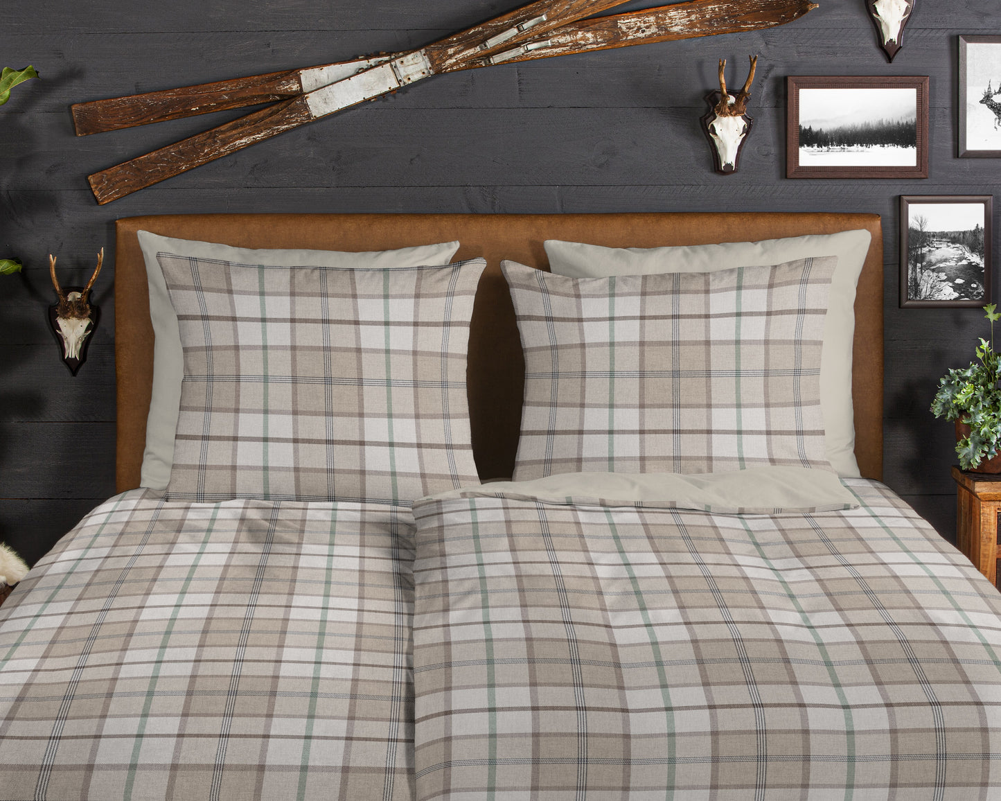 Dekbedovertrek Good Morning Flanel Bernardus - Duitsland 200x200 + 2* 80x80 cm