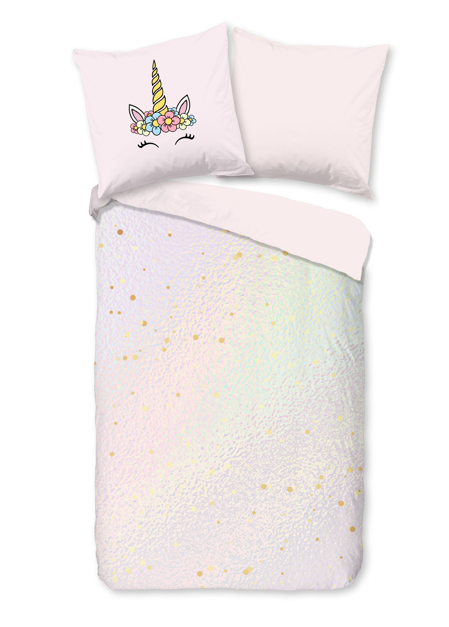 Kinderdekbedovertrek Pure microvezel Mandy - Duitsland 135x200 + 1* 80x80 cm
