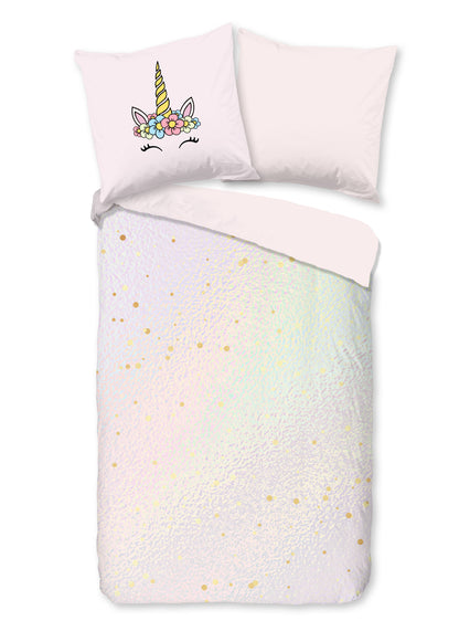 Kinderdekbedovertrek Pure microvezel Mandy - Duitsland 135x200 + 1* 80x80 cm
