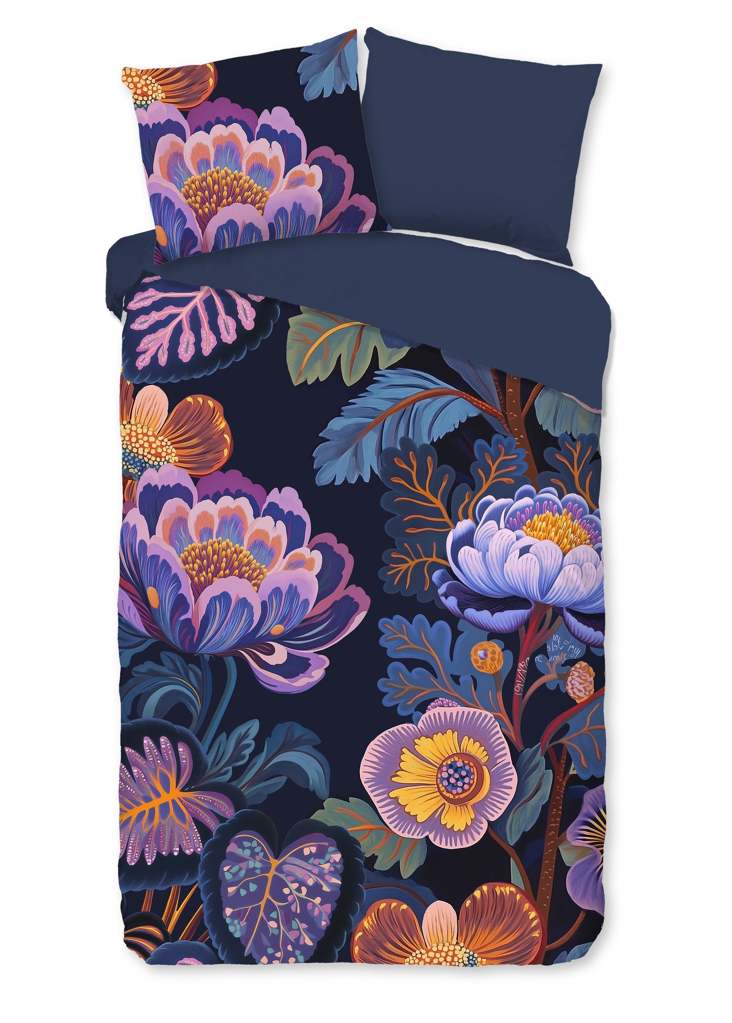 Dekbedovertrek Pure microvezel Sharira - 1 persoons 140Ã—200/220 cm