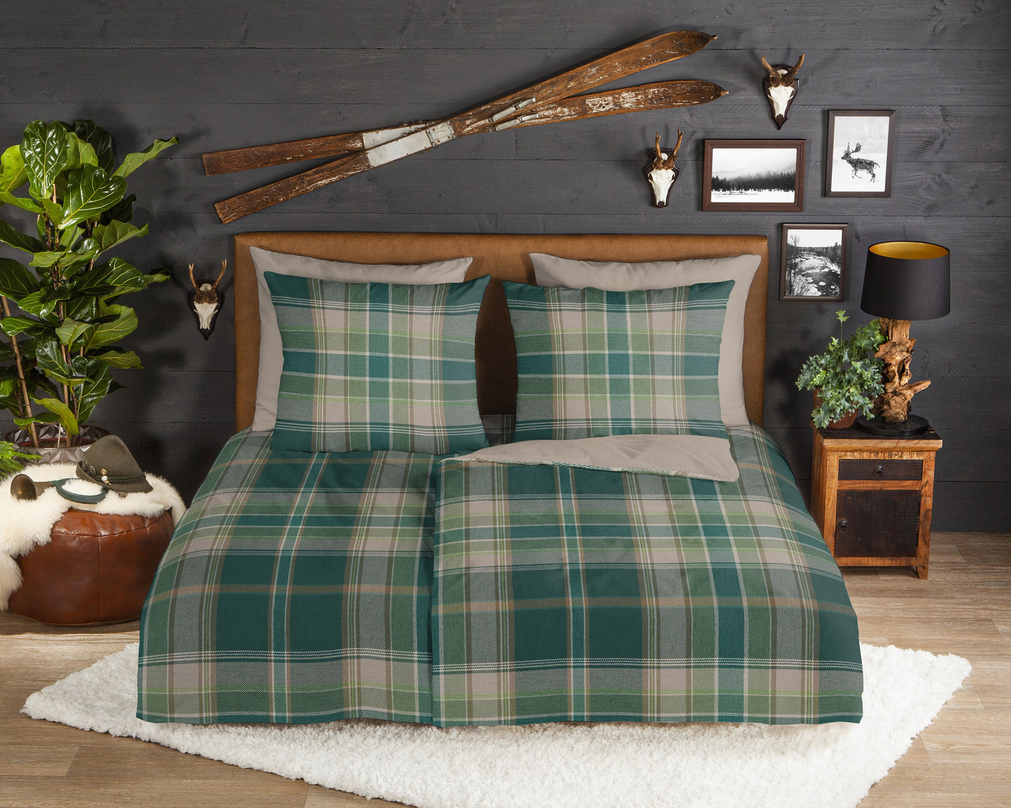 Dekbedovertrek Good Morning Flanel Dirkje - Duitsland 200x200 + 2* 80x80 cm