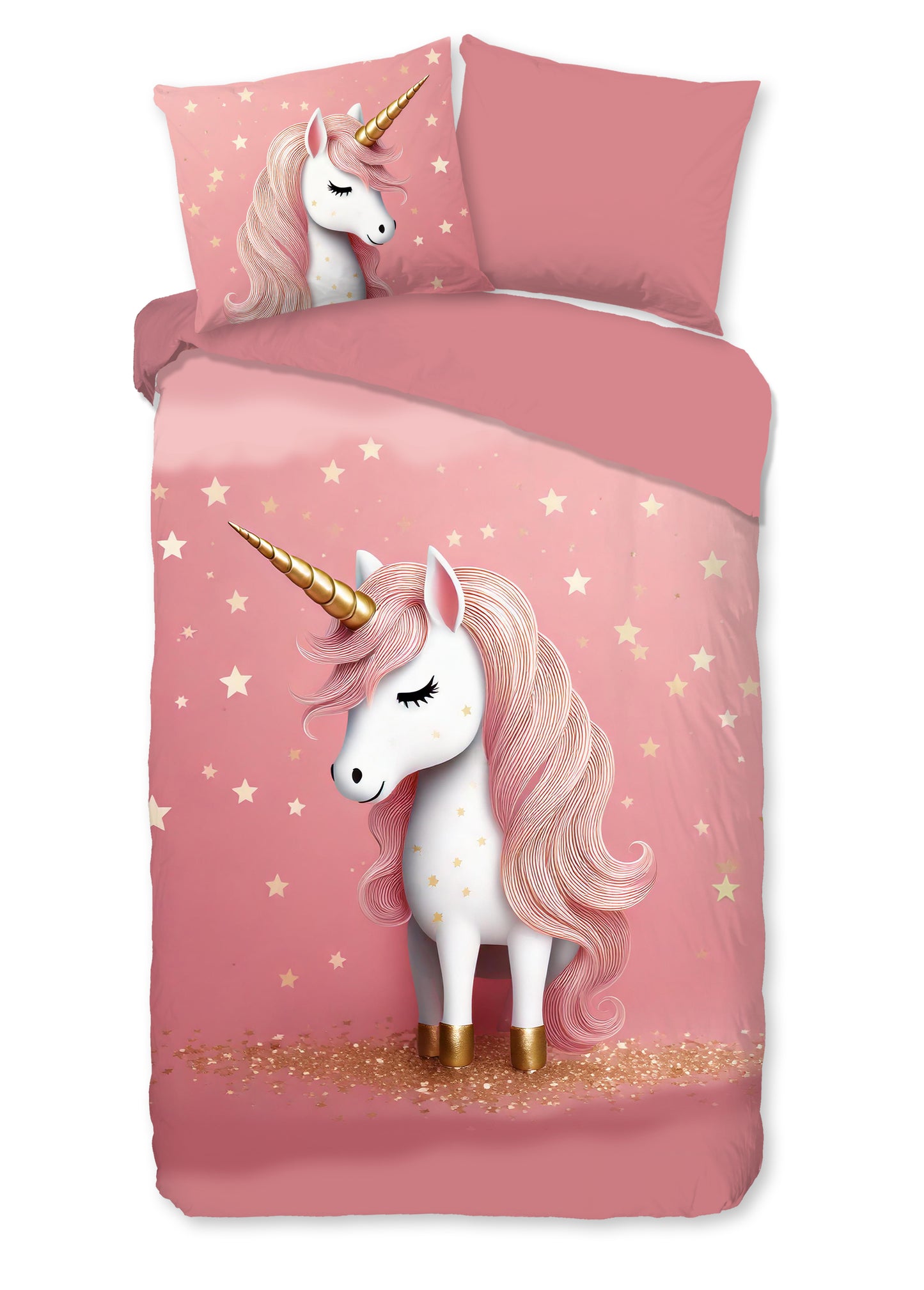 Kinderdekbedovertrek Pure Sparkles - 1 persoons 140Ã—200/220 cm