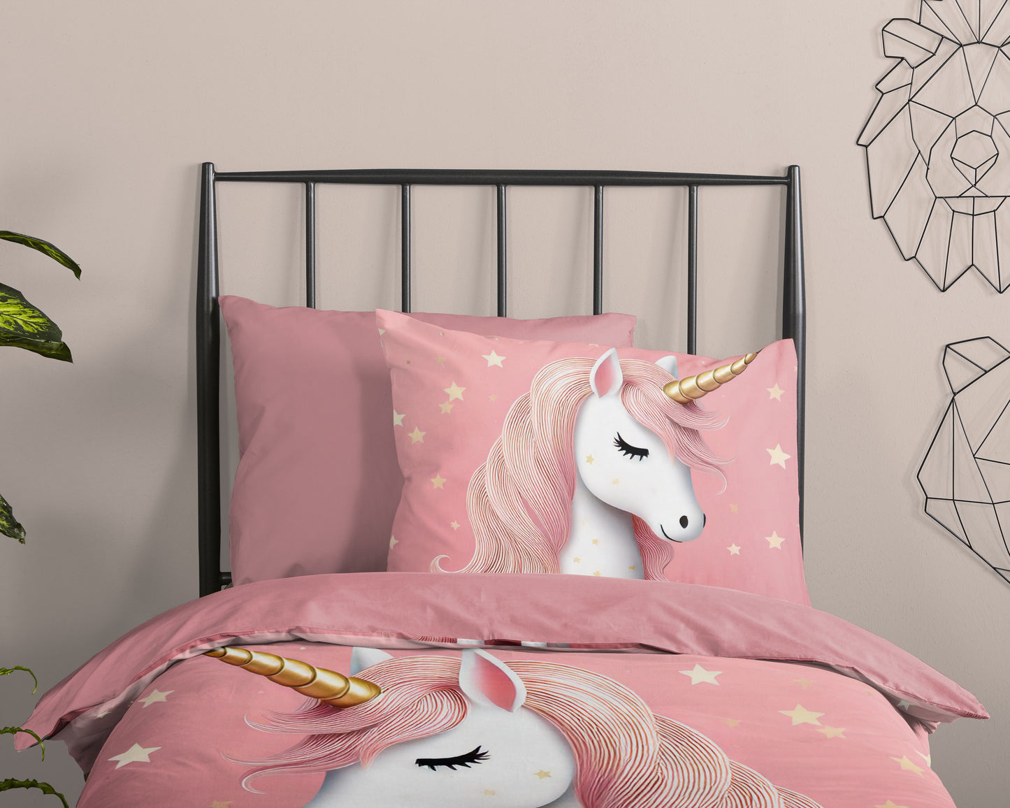 Kinderdekbedovertrek Pure Sparkles - 1 persoons 140Ã—200/220 cm