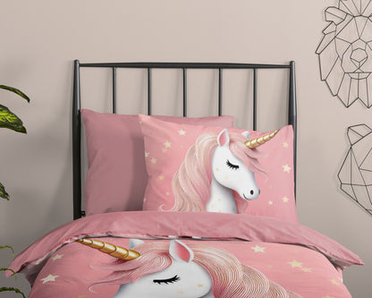 Kinderdekbedovertrek Pure Sparkles - 1 persoons 140Ã—200/220 cm