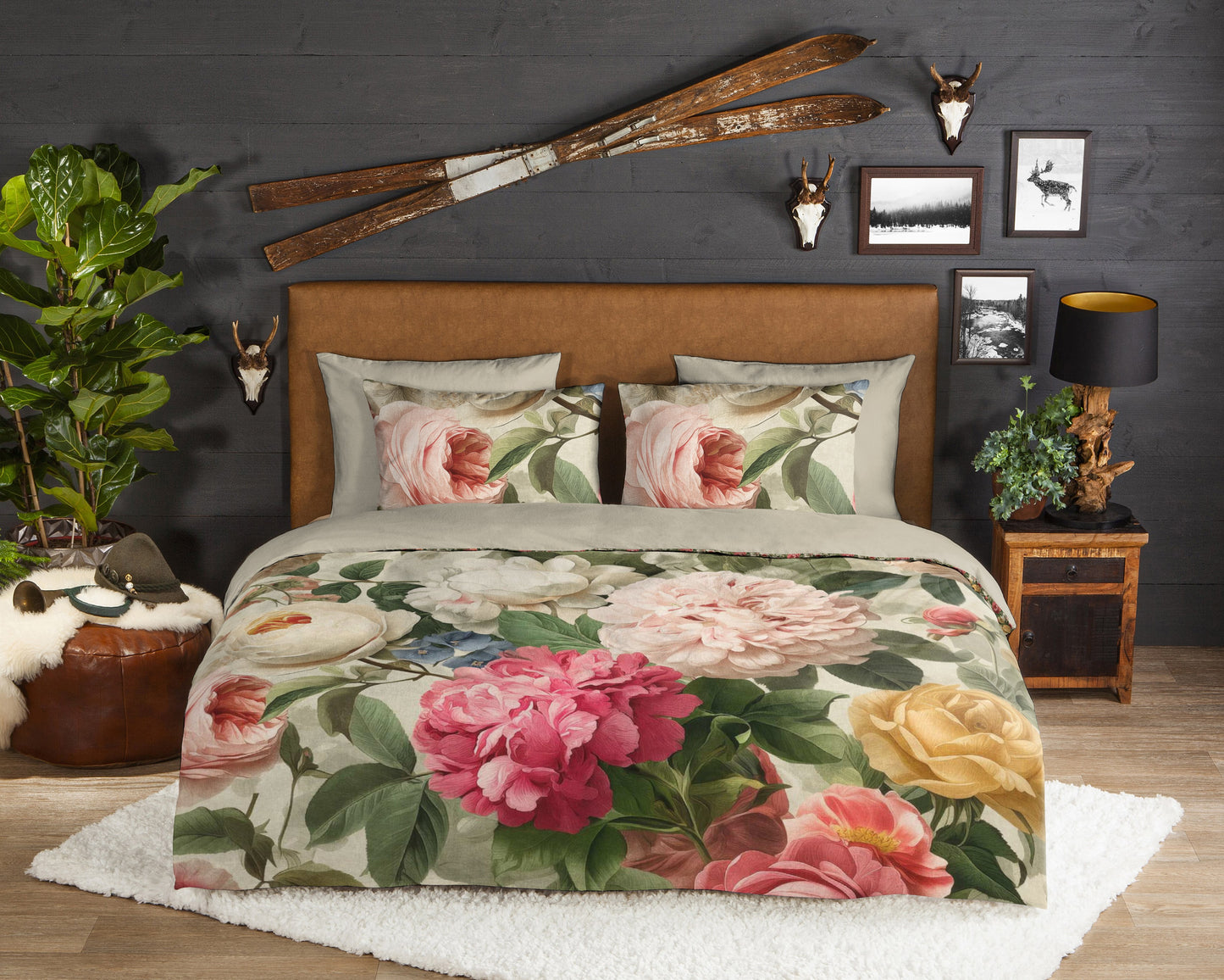 Dekbedovertrek Good Morning Chiara flanel - 1 persoons 140Ã—200/220 cm