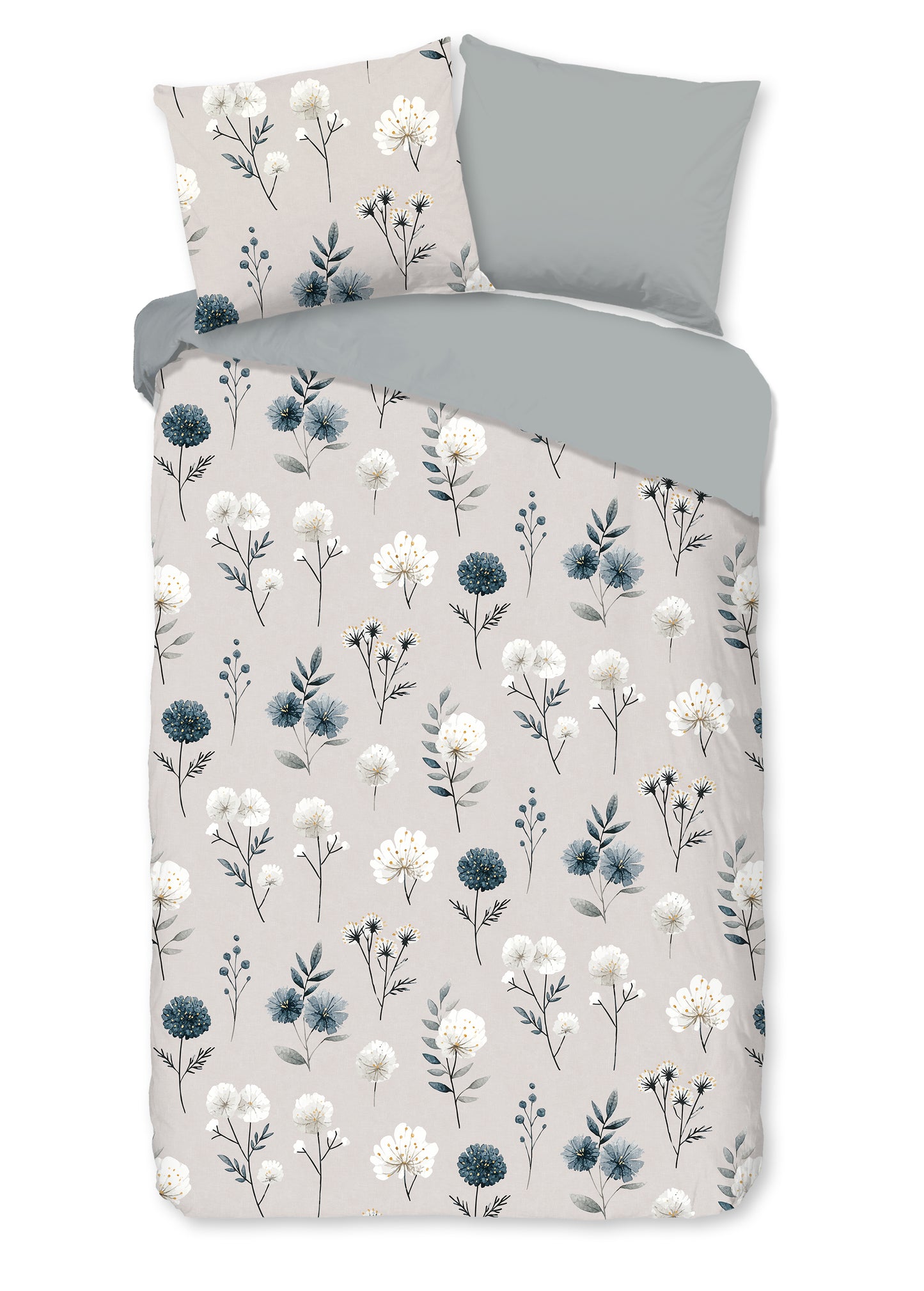 Dekbedovertrek Good Morning Gioia flanel - 1 persoons 140Ã—200/220 cm
