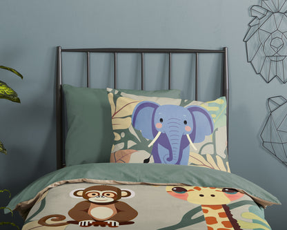 Kinderdekbedovertrek Pure Simba - 1 persoons 140Ã—200/220 cm