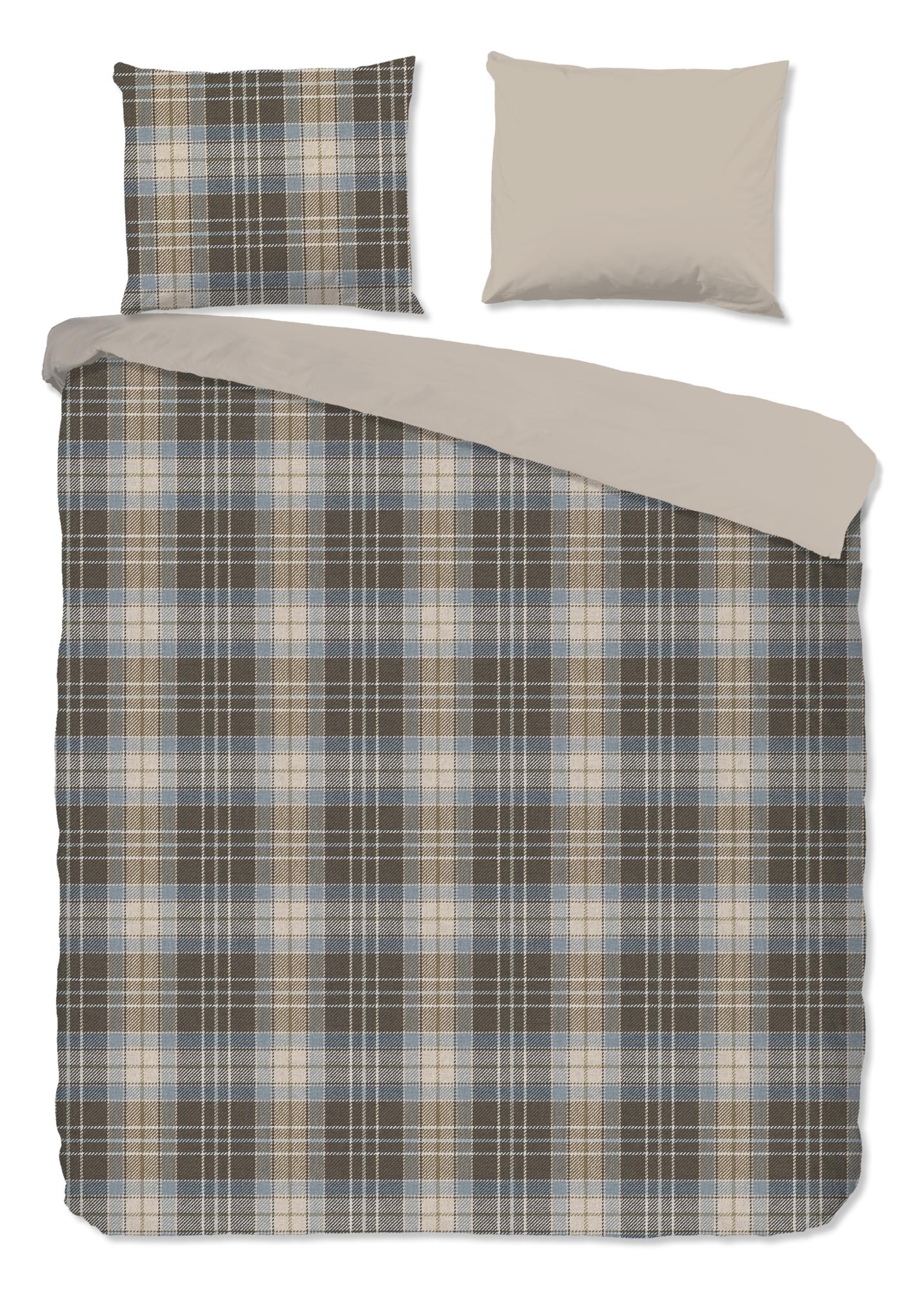 Dekbedovertrek Good Morning Cambridge flanel - 2 persoons 200x200/220 cm
